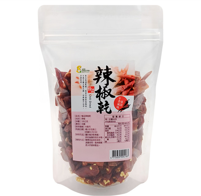 超賀 極品辣椒乾, 100g, 1包