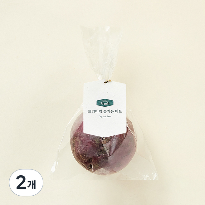 프리미엄 유기농 비트, 300g, 2개