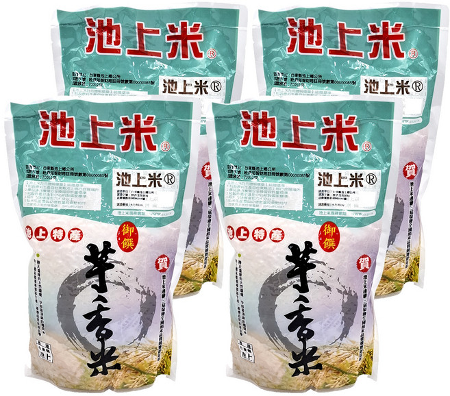 池上多力米 芋香米, 700g, 4包