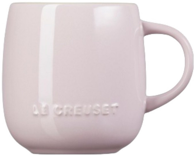 LE CREUSET 蛋蛋馬克杯 380ml, 柔粉紫, 1個