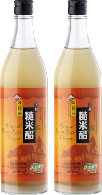 陳稼莊 糙米醋, 600ml, 2瓶