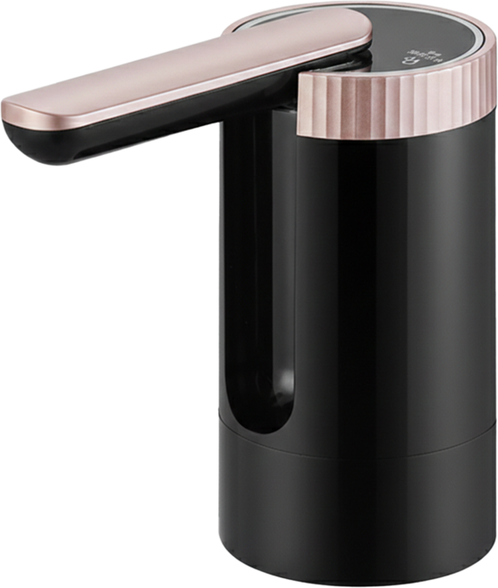 小麥購物 摺疊電動抽水器 L1382, 1個, 黑玫瑰