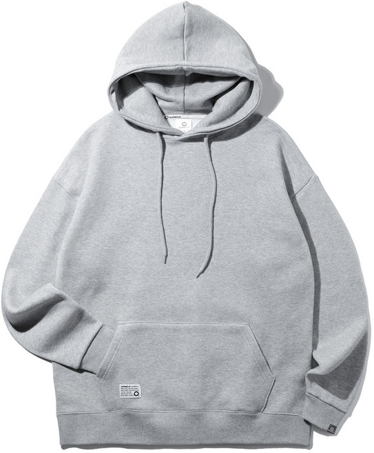 앨빈클로 남녀공용 무지 오버핏 기모 후드티 AVH855