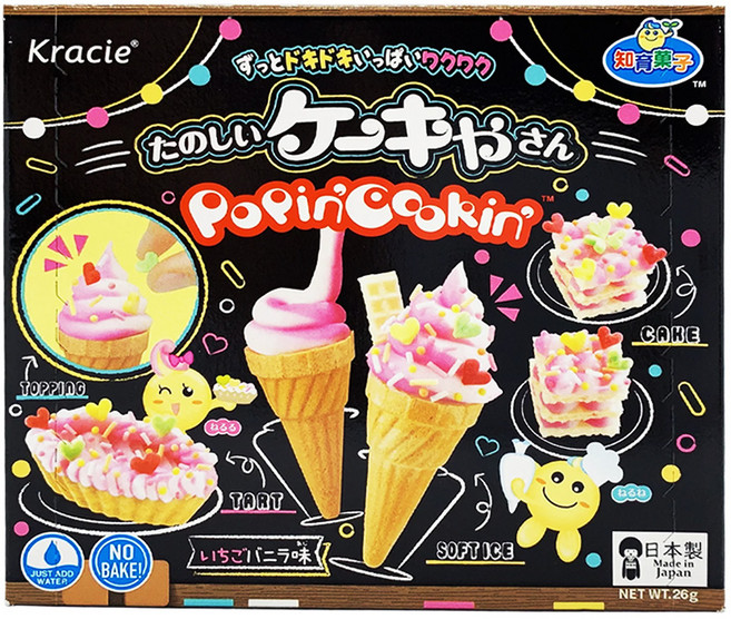 Kracie 葵緹亞 創意DIY-舞后甜點小達人 26g, 甜點食玩 (1盒), 1盒