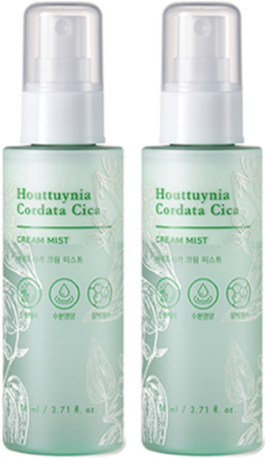 토니모리 어성초 시카 크림 미스트, 110ml, 2개