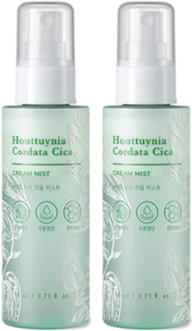 토니모리 어성초 시카 크림 미스트, 110ml, 2개 - 쿠팡