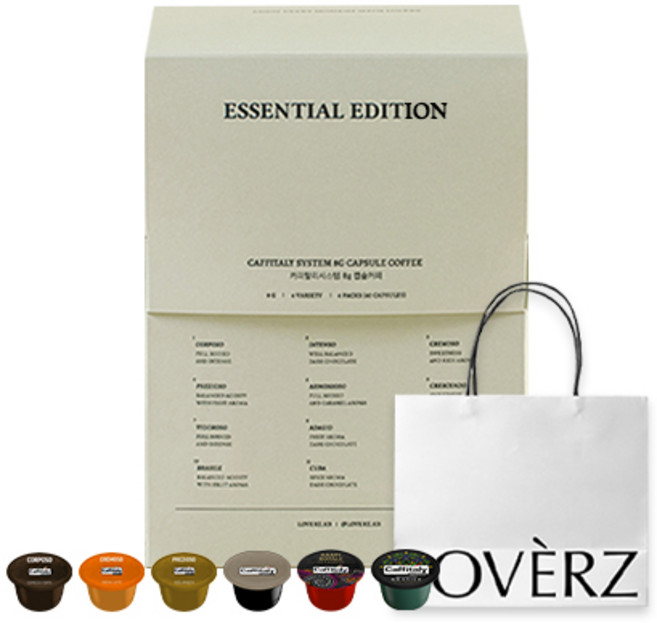 카피탈리 전용 에카페 캡슐커피 6종 세트, 1세트