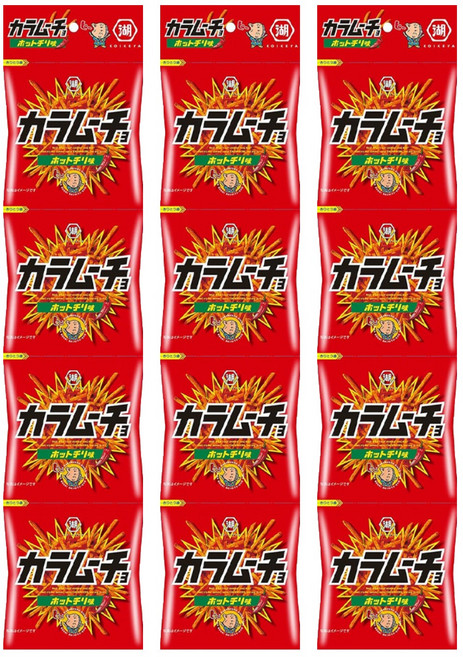 KOIKEYA 湖池屋 咔辣姆久 4連辛辣洋芋片, 48g, 3條