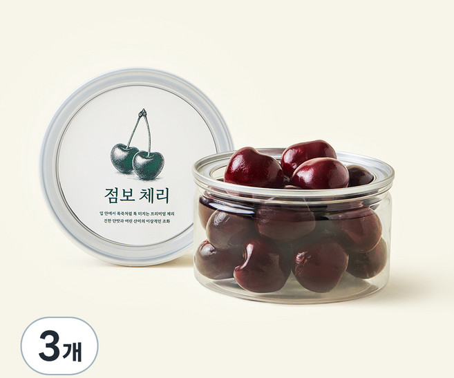 바로먹는 점보 체리, 200g, 3개