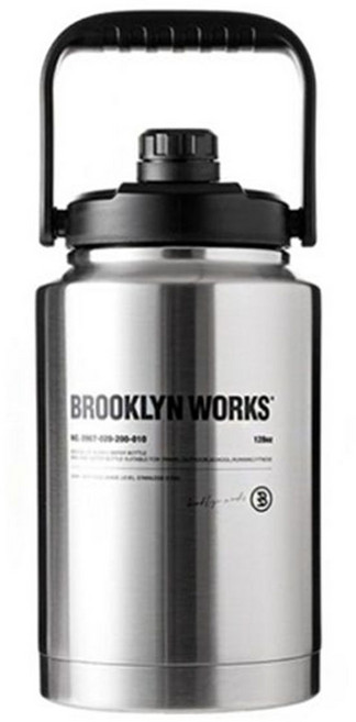 BROOKLYN WORKS 布魯克林 水壺 3.8L, 銀色, 1個