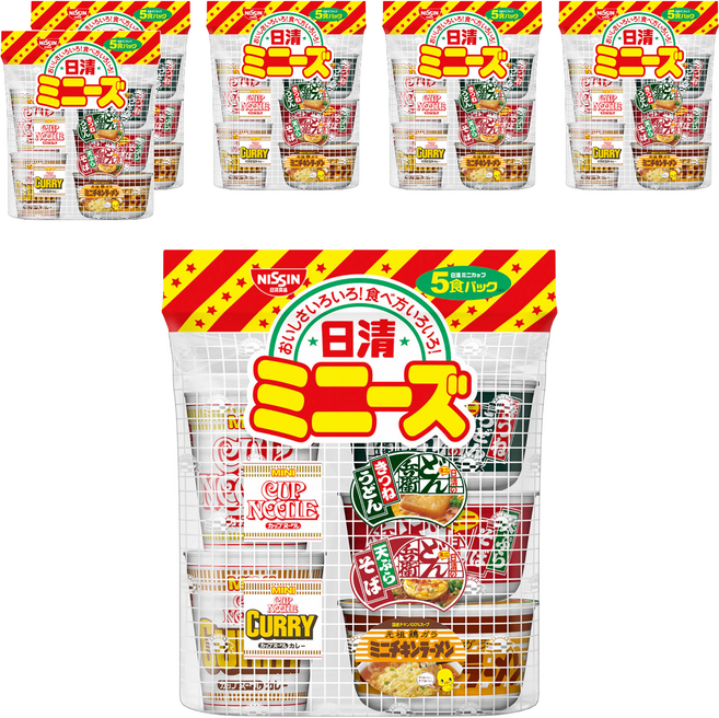 NISSIN 日清 迷你杯麵5入組, 6組