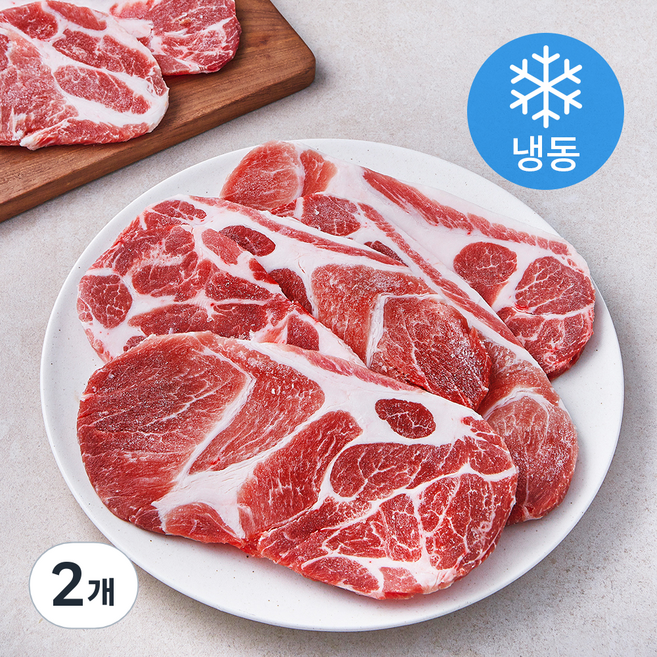 미트코리아 목전지 구이용 8mm (냉동), 1kg, 2개