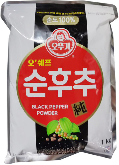 오뚜기 오쉐프 순후추, 1kg, 1개