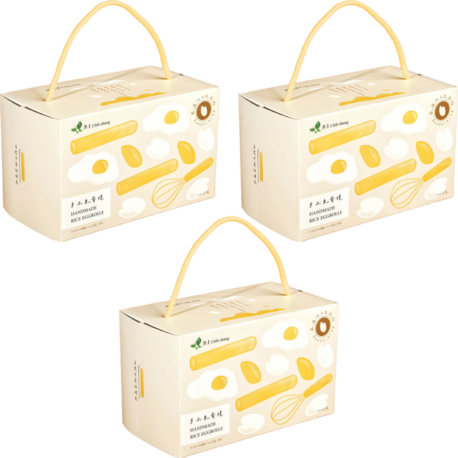 池上鄉農會 手工米蛋捲禮盒, 400g, 3盒