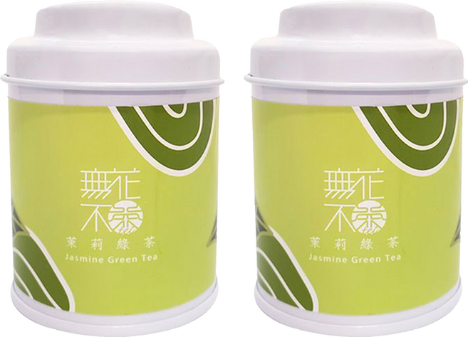 無藏茗茶 茉莉綠茶 三角茶包, 3.2g, 3入, 2罐