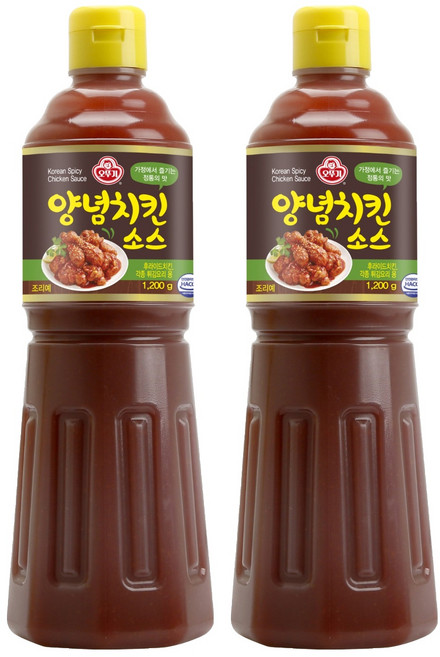 오뚜기 양념치킨 소스, 1.2kg, 2개