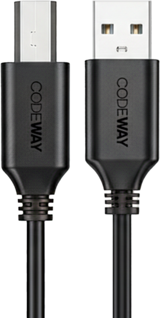 CODEWAY USB 2.0 AB線 公 to 公 高速連接 印表機傳輸線, 5m, 1條