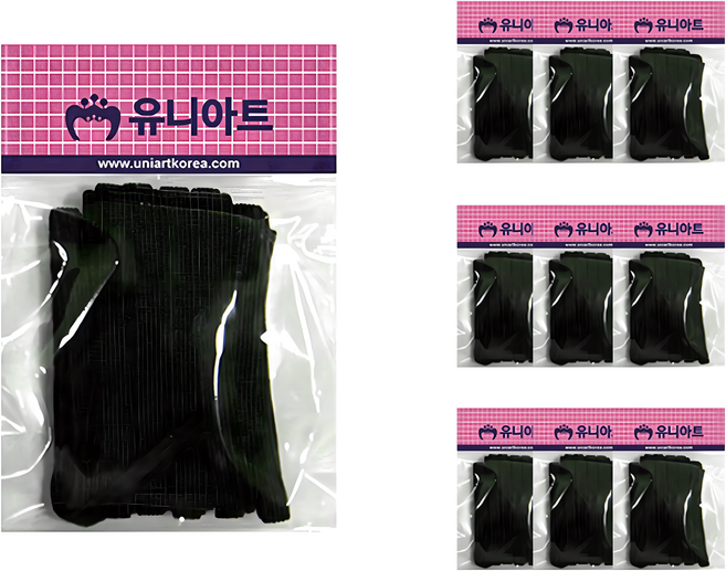 유니아트 1000 8골밴드, 검정, 10개