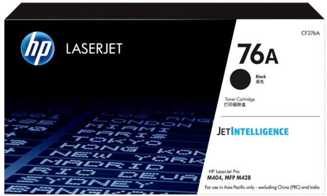 HP 惠普 76A原廠碳粉匣 CF276A 適用於LaserJet Pro系列印表機, 黑色, 1入