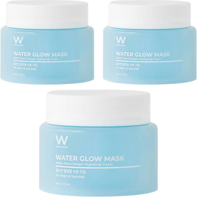 원진이펙트 물방울 수분 크림, 100g, 3개