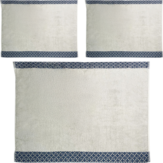 LIFE 來福牌 石墨烯枕巾 棉紗, 圓舞交響, 3件