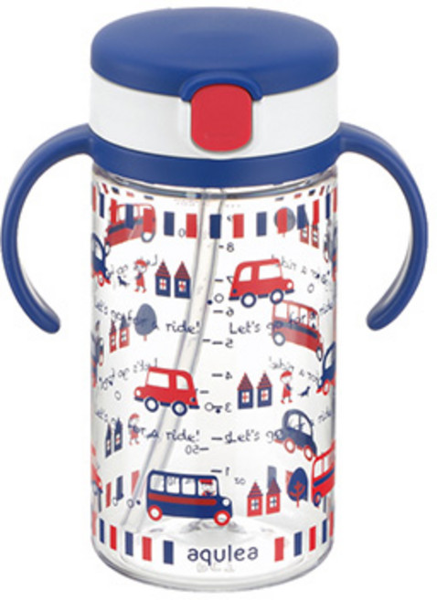 릿첼 AQ 스트로 머그 빨대컵, 320ml, 1개, 네이비블루