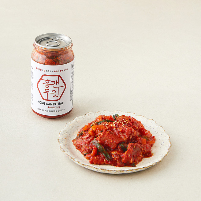 홍캔두잇 홍어무침 PET형, 1개, 320g
