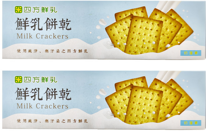 四方鮮乳 鮮乳餅乾, 160g, 2盒