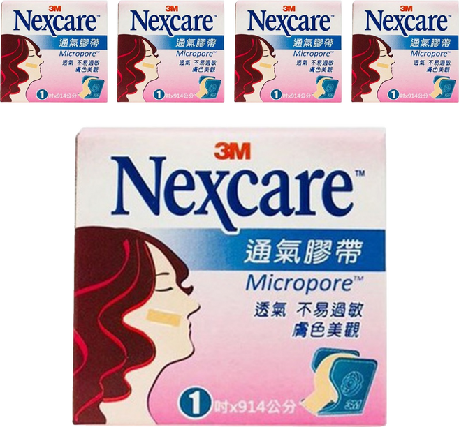 3M Nexcare 大膚色通氣膠帶, 1捲, 5盒