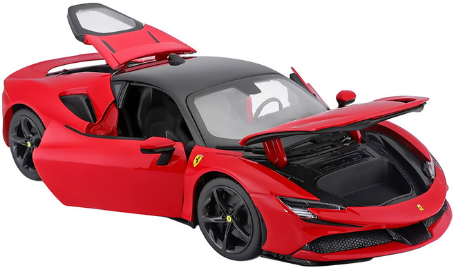 bbUrago 1:18 法拉利 SF90 Stradale, 1個, 紅色
