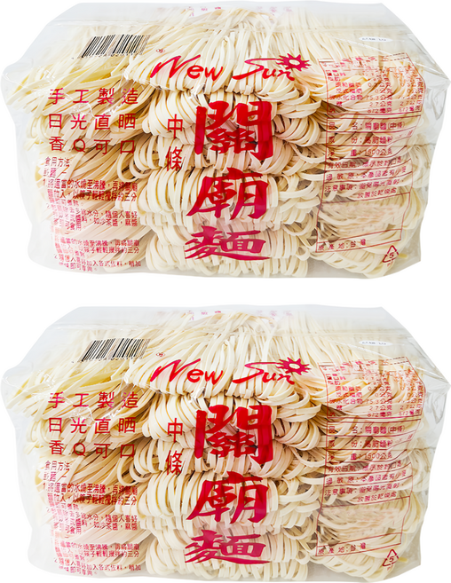 New Sun 新日光 關廟麵 中條, 1.5kg, 2包