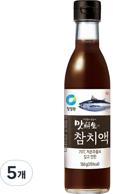 청정원 맛선생 참치액, 560ml, 5개