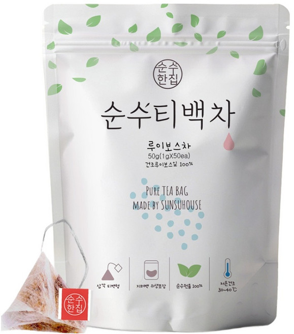 순수한집 루이보스티 삼각티백, 1g, 50개입, 1개
