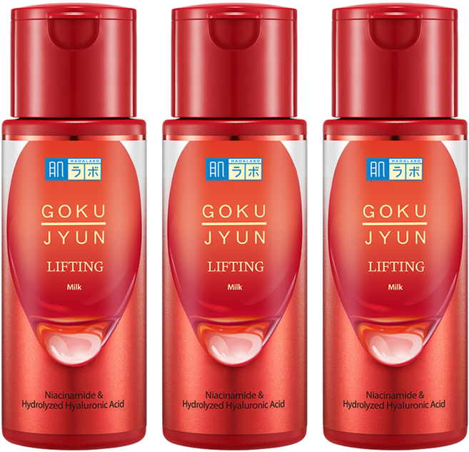 하다라보 고쿠쥰 리프팅 밀크, 140ml, 3개
