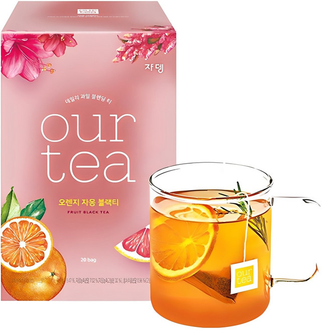 아워티 오렌지 자몽 블랙티, 18.9g, 20개입, 1개