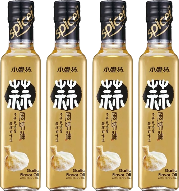 小磨坊 金黃蒜油, 260ml, 4瓶