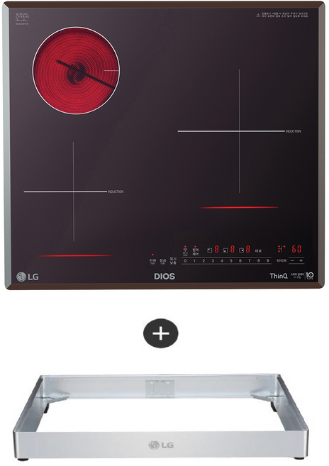 LG 디오스 하이브리드 빌트인 미라듀어 글라스 BEY3MST 방문설치 + 프리스탠딩 8.5cm, BEY3MSTC