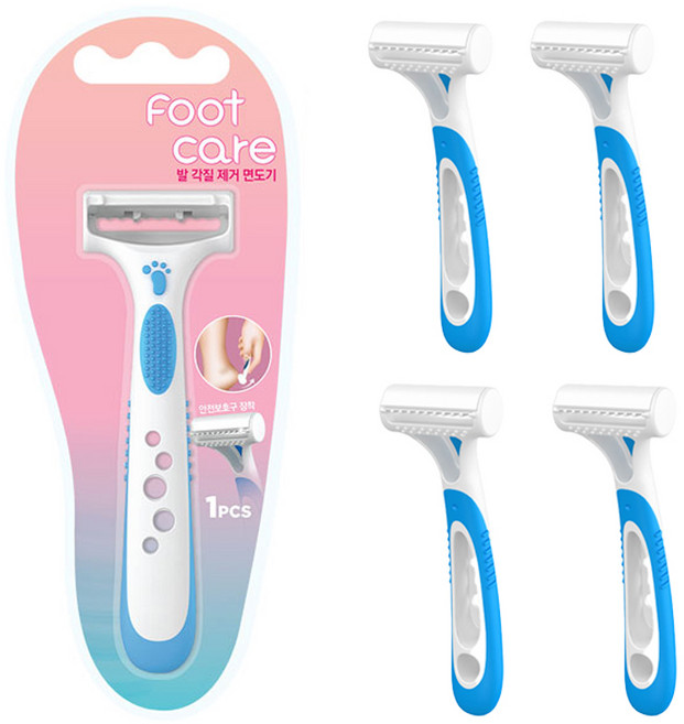 도루코 발 각질 제거 면도기, 1개입, 5개