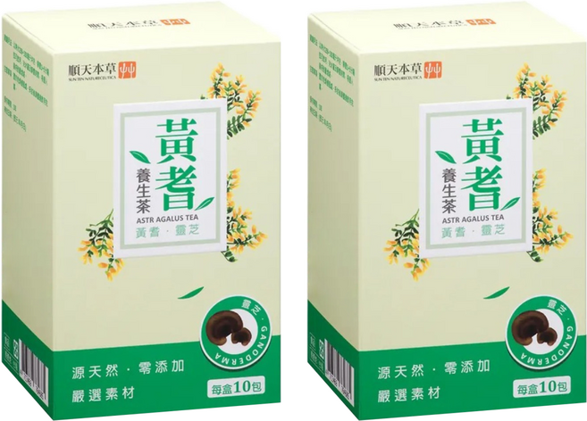 順天本草 黃耆養生茶, 5g, 10包, 2盒