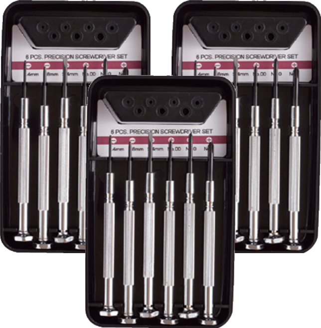 CHAMPION 시계 드라이버 세트 C300-01, 3세트