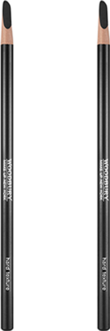 우드버리 하드텍스처 아이브로우 4g, Ebony Black, 2개