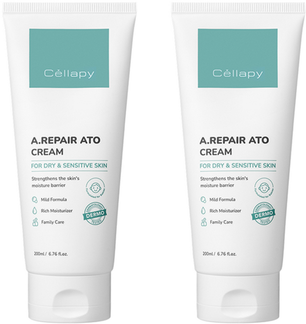 셀라피 에이리페어 아토 크림, 200ml, 2개