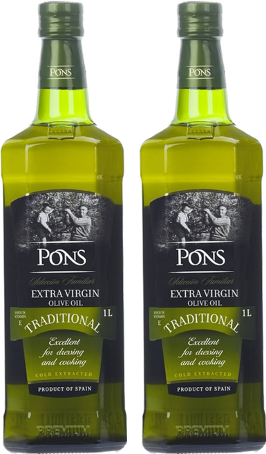 PONS 龐世 特級冷壓橄欖油, 1L, 2瓶