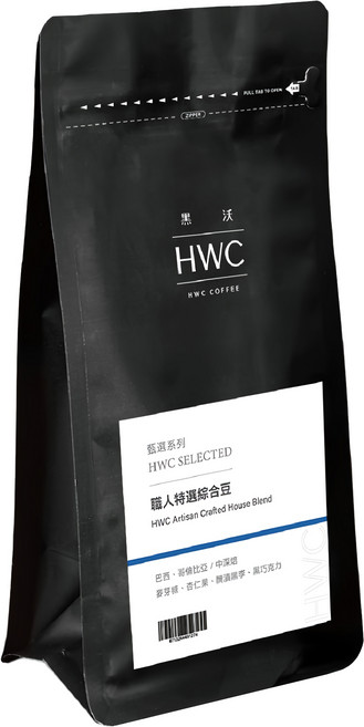 HWC 黑沃咖啡 職人特選綜合豆, 1包, 咖啡豆(無研磨), 454g