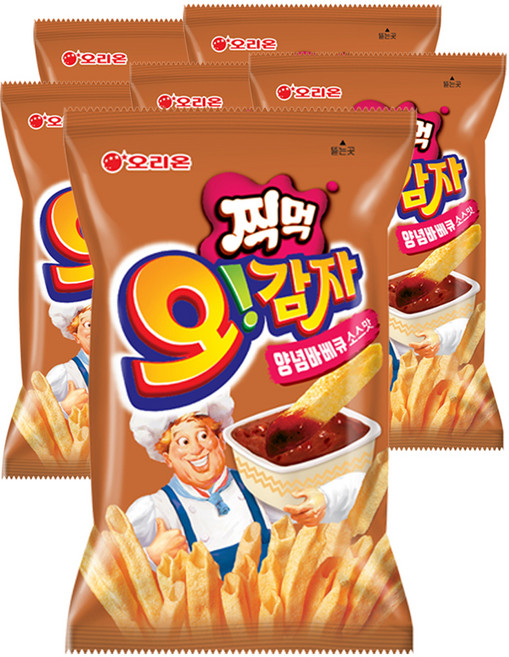 오리온 오감자 딥바베큐, 75g, 6개