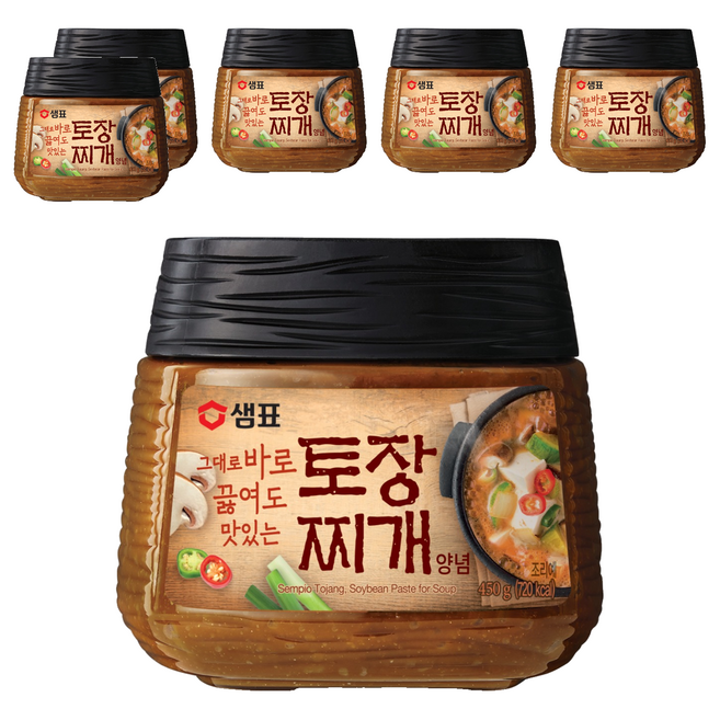 샘표 토장 찌개양념, 450g, 6개