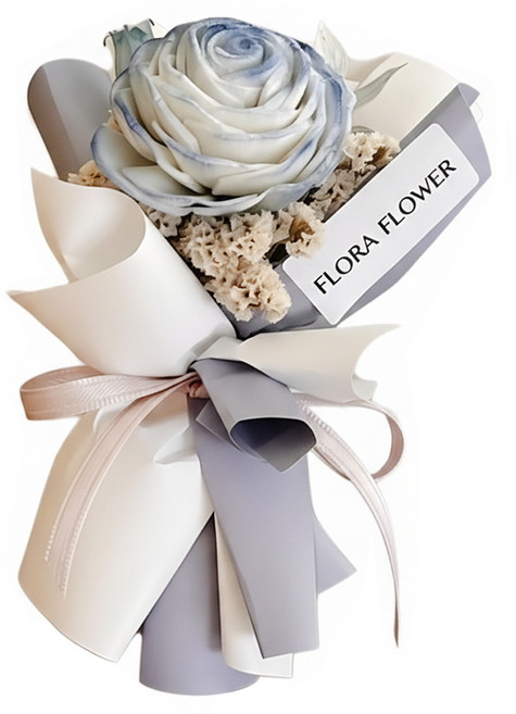 Flora Flower 擴香瓶中花, 水藍色