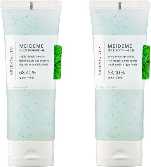메이드미 곰보배추 그린샐비아 멀티 수딩 젤, 70ml, 2개