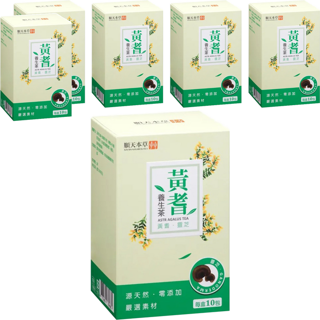 順天本草 黃耆養生茶, 5g, 10包, 6盒