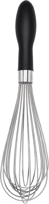 OXO 好打發不鏽鋼打蛋器 29 x 7 x 7cm 11吋, 黑色, 1支